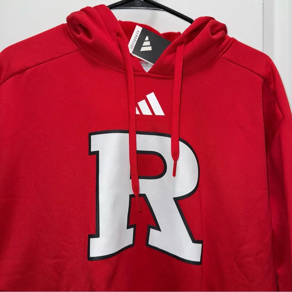 NWT Adidas Rutgers University Scarlet Knights Hoodie